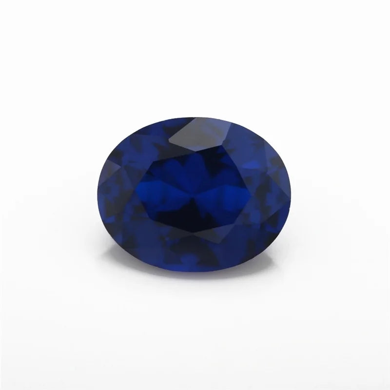 3.50 Cts Natural Blue Sapphire 9x11mm Oval Cut Sri-Lanka VVS Gemstone