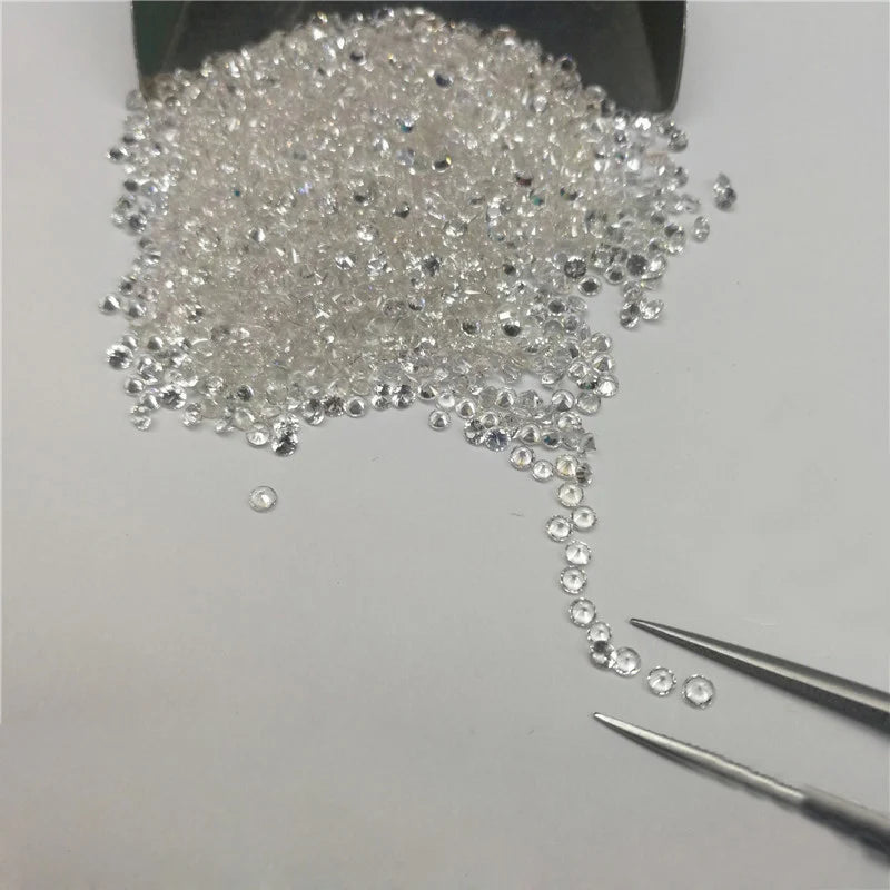 100% Natural Diamond Loose Gemstone 5mm-5pcs FG SI Good Cut for Fine Jewelry Wholesale
