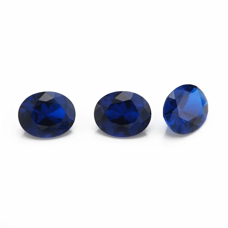 3.50 Cts Natural Blue Sapphire 9x11mm Oval Cut Sri-Lanka VVS Gemstone