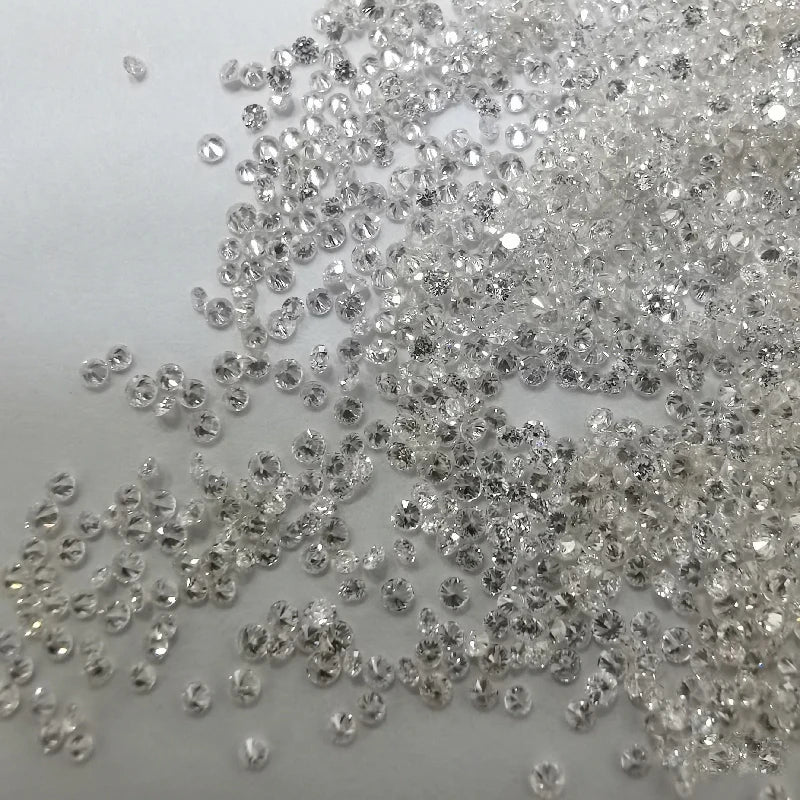 2Pcs 100% Natural Diamond Loose Gemstone 0.1ct H SI Good Cut diamond for Fine Jewelry Wholesale
