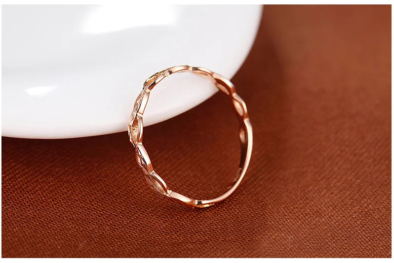 18k Gold Ring New Flower Design Fashion Hot Selling For Women Girl Miss Mother Gift Pure Real 750 Solid