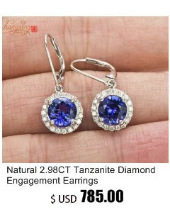2.16ct Natural Tourmaline with H SI pave Set Diamond 18k Rose / Yellow Gold Dangle Earrings