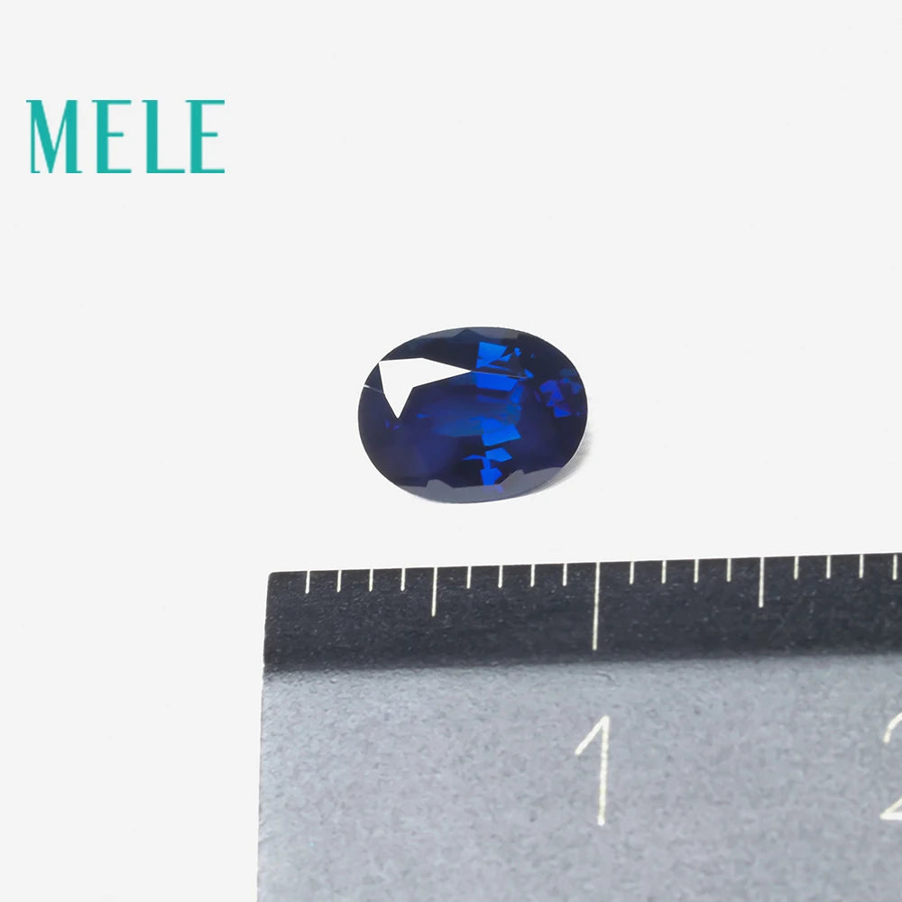Natural Sapphire loose Gemstone for Jewelry making,5X7mm Oval cut 1.1ct color fire with high quality Diy stone