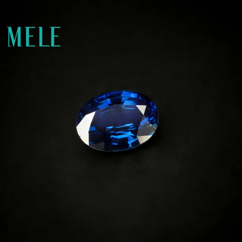 Natural Sapphire loose Gemstone for Jewelry making,5X7mm Oval cut 1.1ct color fire with high quality Diy stone