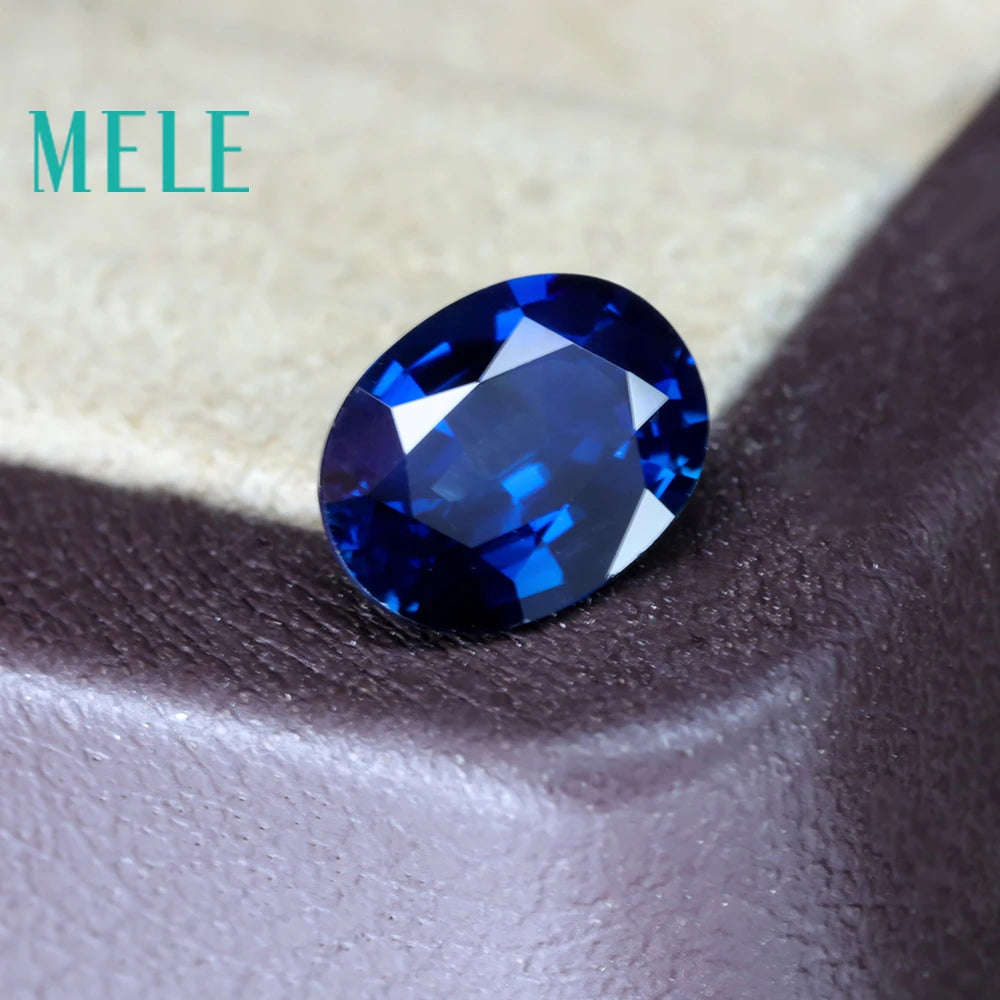 Natural Sapphire loose Gemstone for Jewelry making,5X7mm Oval cut 1.1ct color fire with high quality Diy stone