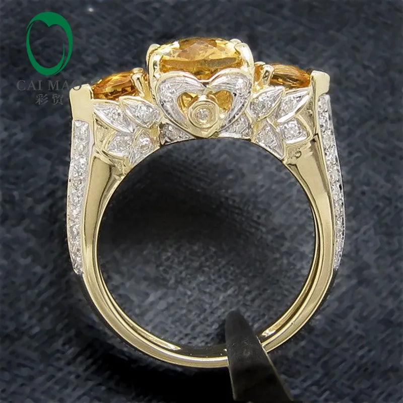 Jewelry 18k Yellow Gold 1.21ct Natural Diamonds Engagement Drop Earrings