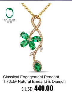 Jewelry 0.76ctw Oval Natural Emerald & 1.67ct Ruby Pave Diamond 18K Yellow Gold Gemstone Bracelet