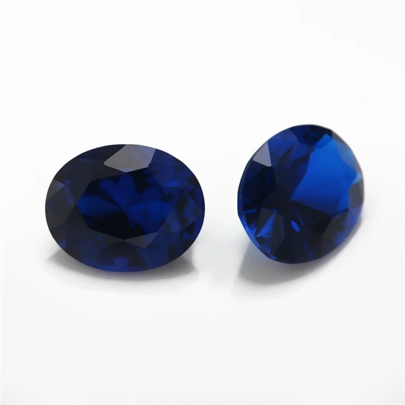 3.50 Cts Natural Blue Sapphire 9x11mm Oval Cut Sri-Lanka VVS Gemstone