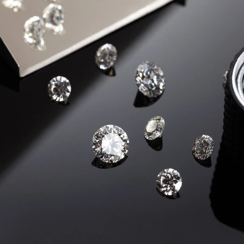 2Pcs 100% Natural Diamond Loose Gemstone 0.1ct H SI Good Cut diamond for Fine Jewelry Wholesale