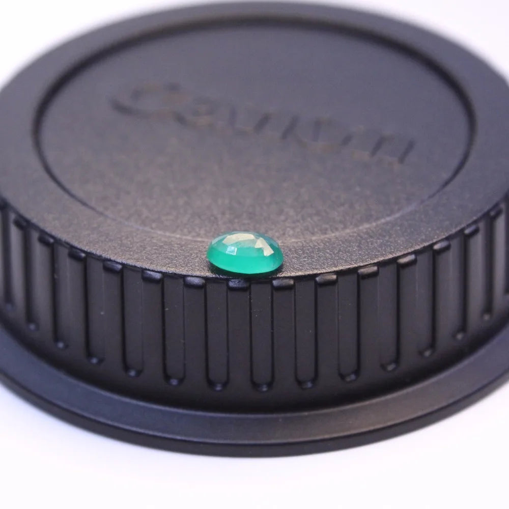 4mm*6mm Natural I Grade Emerald Loose Gemstone 0.4ct Real Zambia Emerald Gemstone for Jewelry DIY