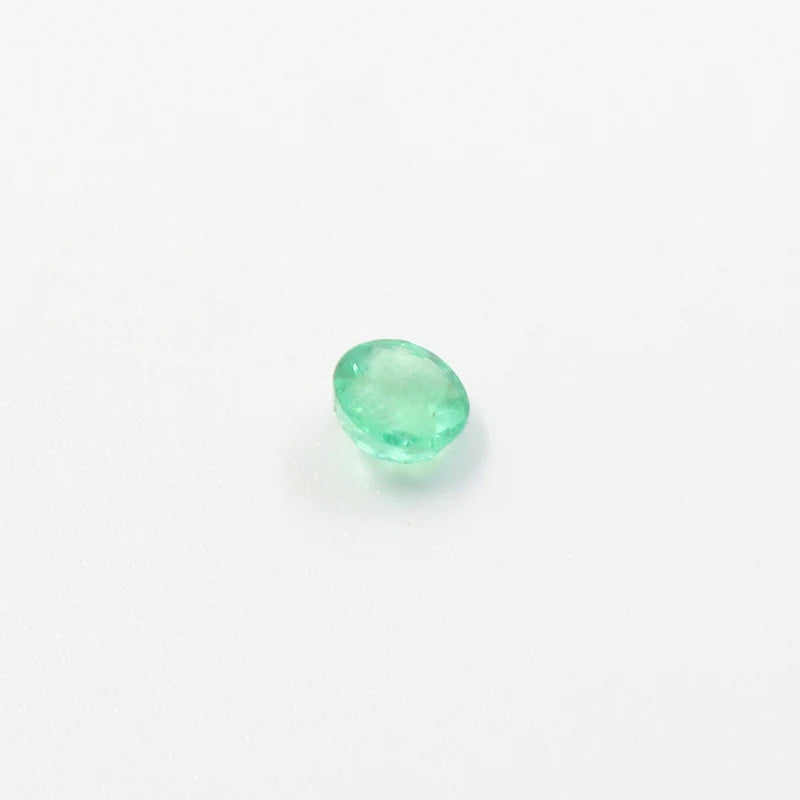 4mm Round Natural Emerald Loose Gemstone Natural Emerald for Jewelry Maker Wholesale Price SI Grade Emerald Gemstone