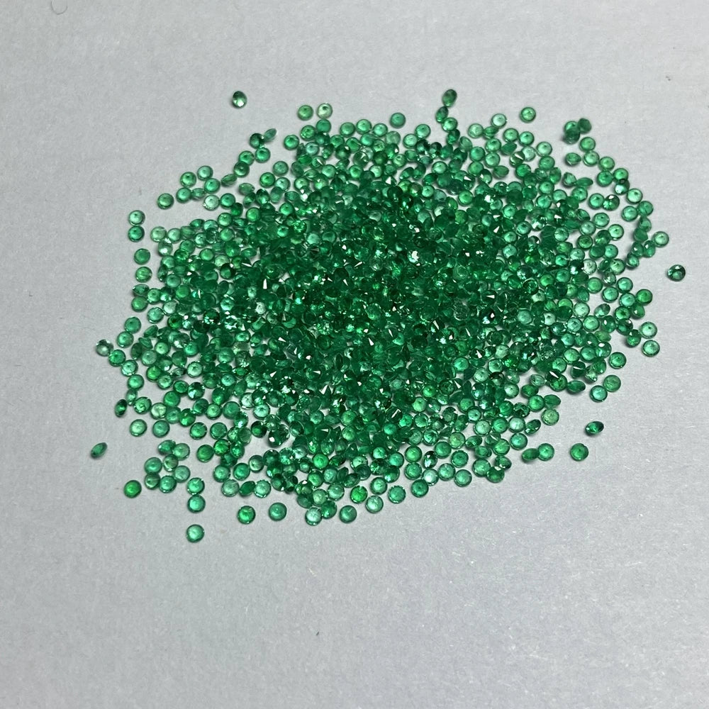 Meisidian Semi Precious Stone A Quality 0.8-1.5mm Original Pakistan 100% Natural Emerald Pirce Per Carat