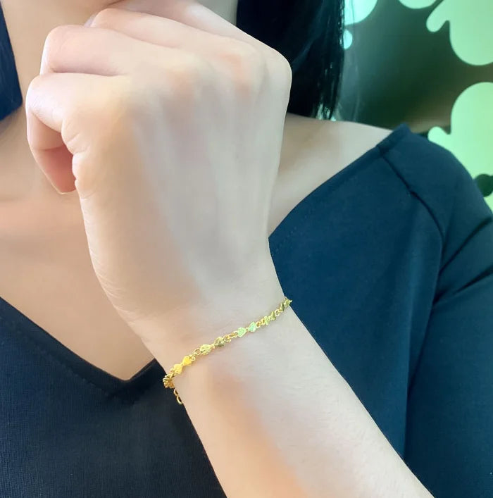 24k pure gold bracelets for women real gold 999 bracelet original gold butterfly bracelet fine jewelry