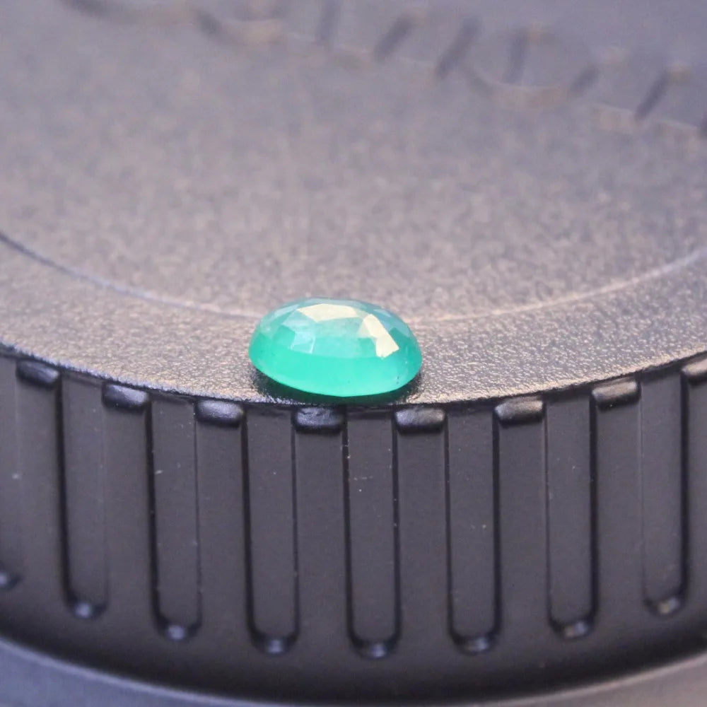 5mm*7mm 100% Natural I Grade Emerald Loose Gemstone From Zambia