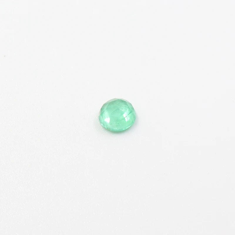 4mm Round Natural Emerald Loose Gemstone Natural Emerald for Jewelry Maker Wholesale Price SI Grade Emerald Gemstone