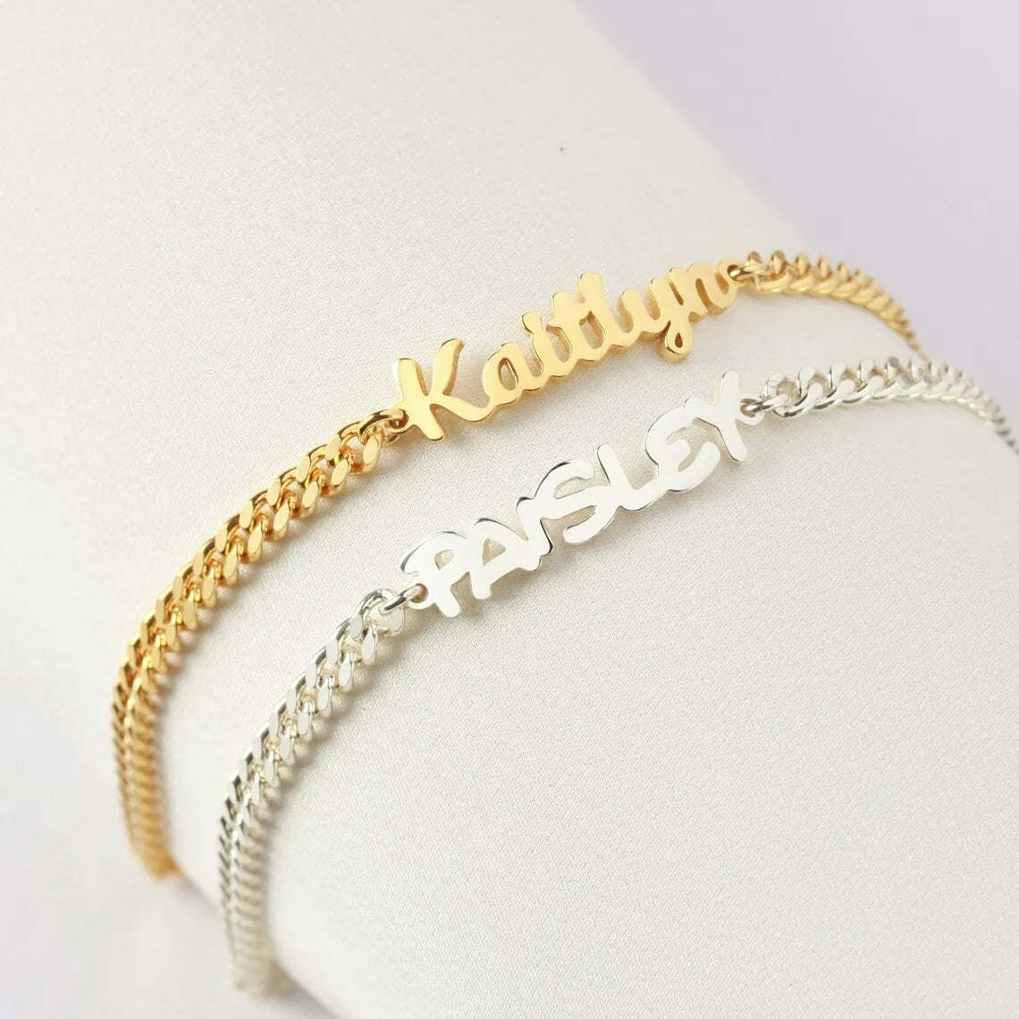 Personalize Custom Baby Name Bracelet Gold Color Stainless Steel Adjustable Bracelet New Born To Child Girls Boys Jewelry Gift
