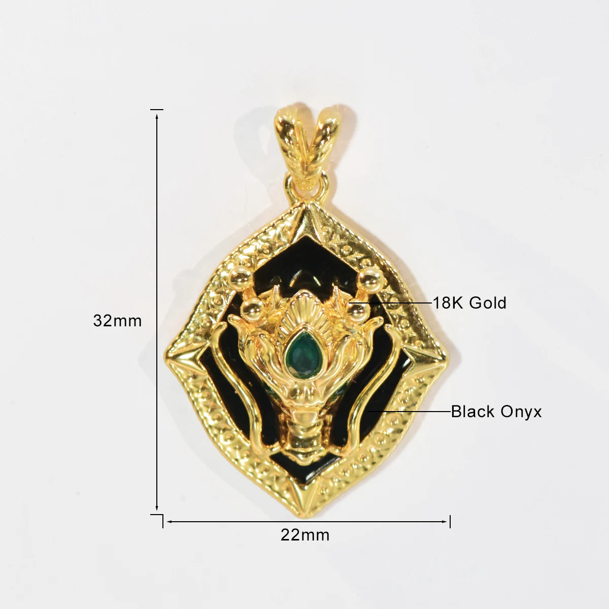 100% Real Gold 18k Natural Agate Necklace For Women Dragon Head Pendant Au750 Pure Original Gold Jewelry With Certificate