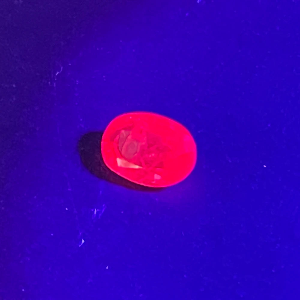 Ruby Gemstone Natural Ruby Myanmar Origin Strong Fluorescence0.95ct Oval Pigeon Blood UsedFor Ring Pendant Earring Jewelry Desig