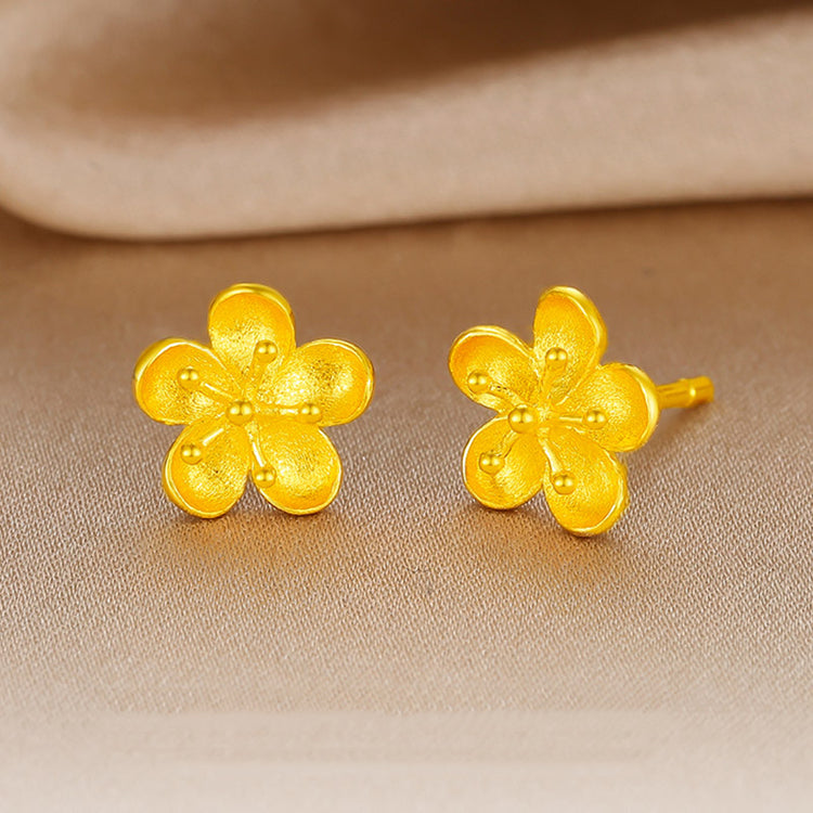 24K Gold Earrings