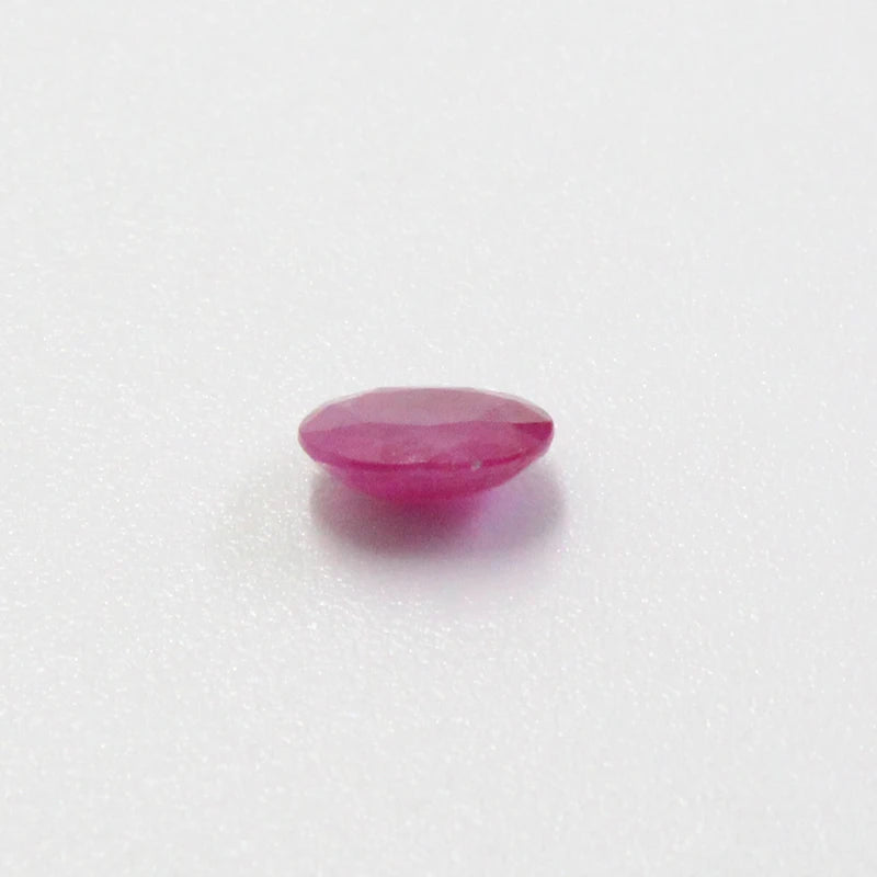 100% Natural Ruby Loose Gemstone 4mm*5mm and 5mm*6mm Real I Grade Ruby Pink Color Translucent Ruby for Jewelry Shop