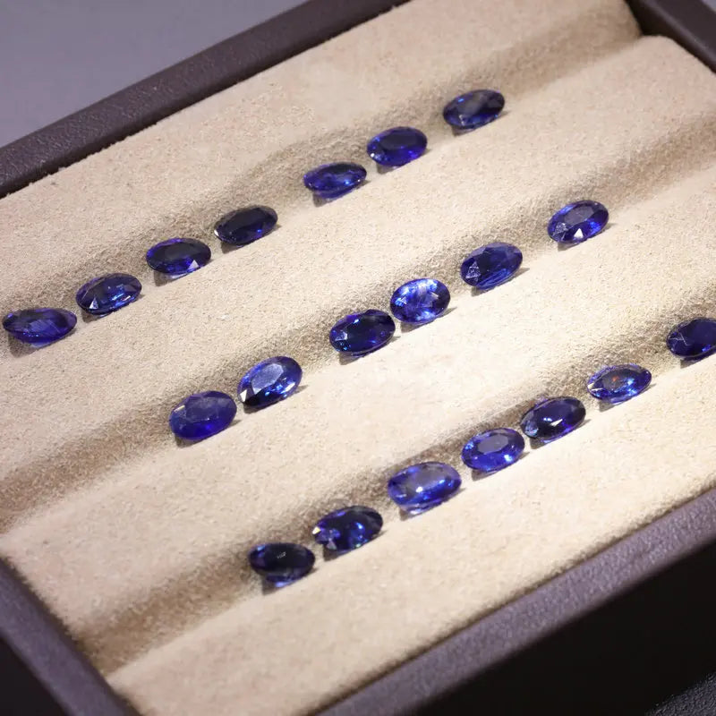 Natural Blue Sapphire loose gemstone for jewelry making,4*6-6*8mm oval cut 1ct 1pcs fine jewelry DIYstones with High quality