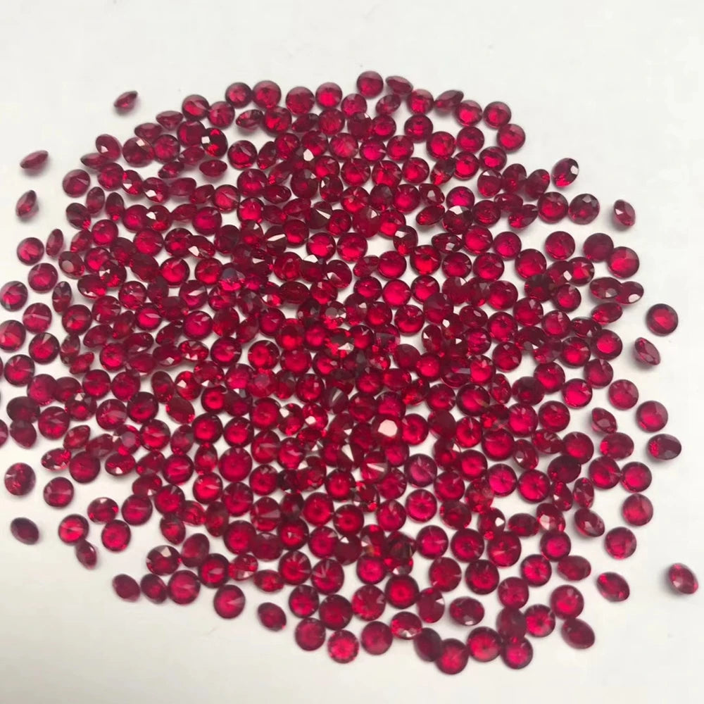 Africa Ruby 1mm-3mm Dark Red Pigeon Blood Red Ruby 100% Natural Original Ruby Gemstone