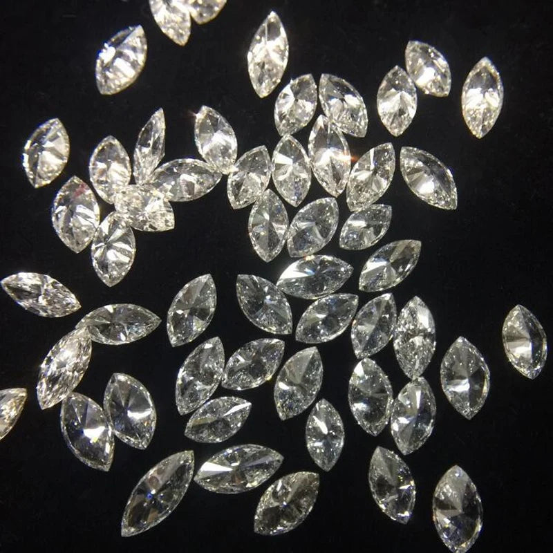 100% Natural Diamond Loose Gemstone MQ Cut FG Color Good Cut Diamond for Fine Jewelry Wholesale