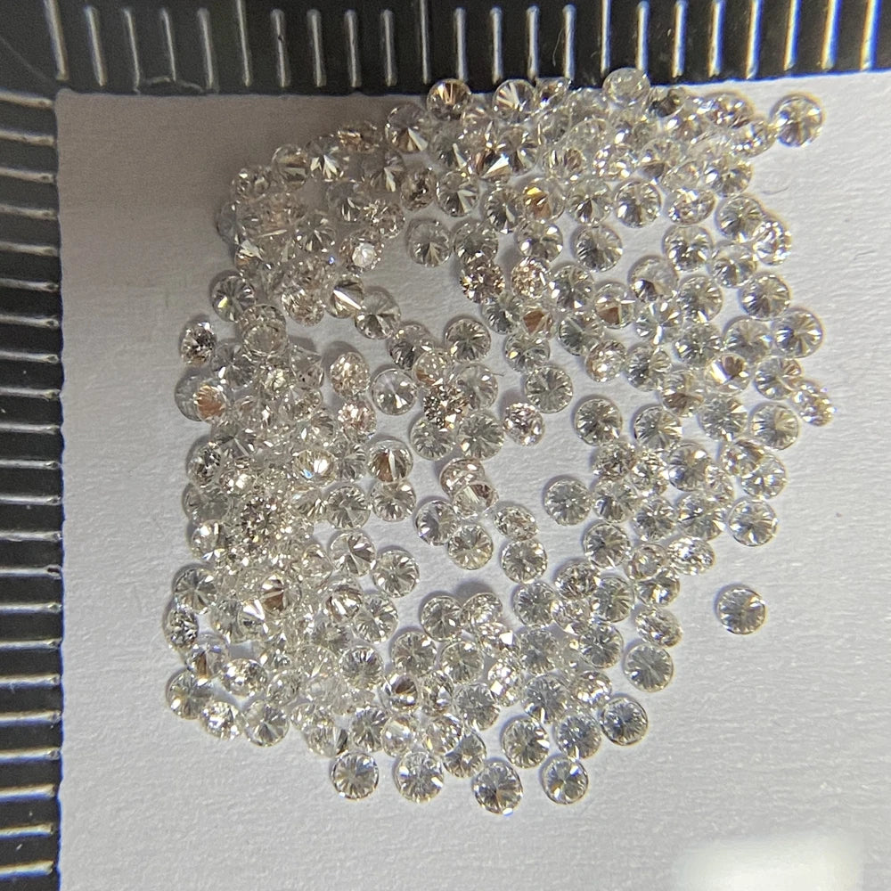 Natural diamond VS F color 343 Pcs 1.2mm 461 Pcs 1mm