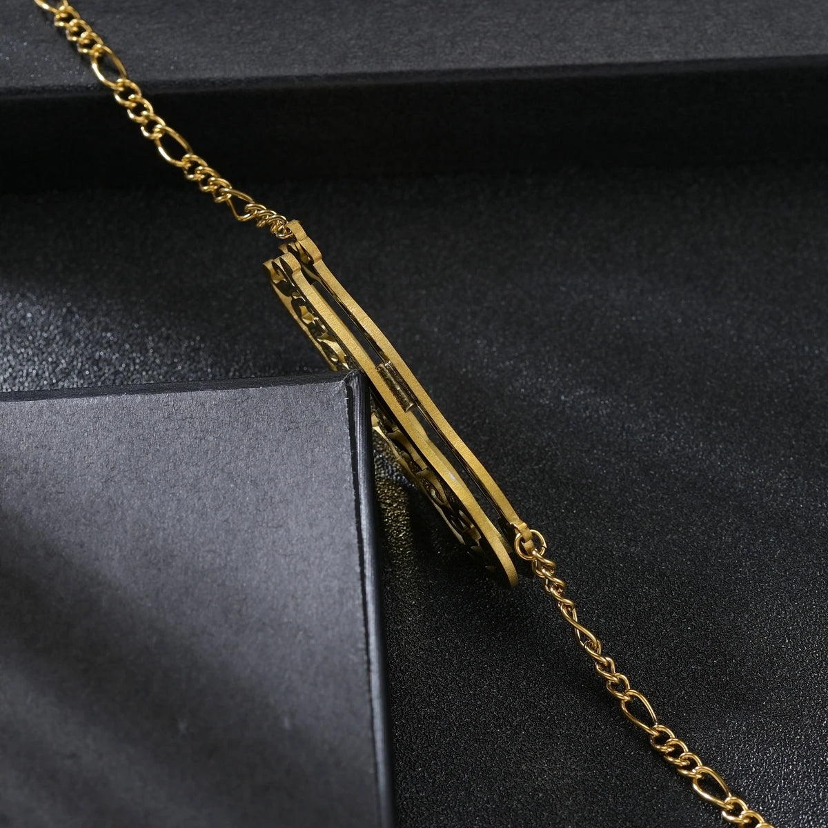 Collier personnalisé avec double nom Hip Hop, collier avec nom gothique, double plaqué, pendentif avec gravure, piercing, bijoux cadeau