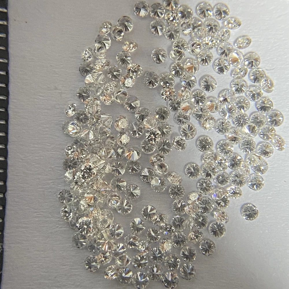 Natural diamond VS F color 343 Pcs 1.2mm 461 Pcs 1mm