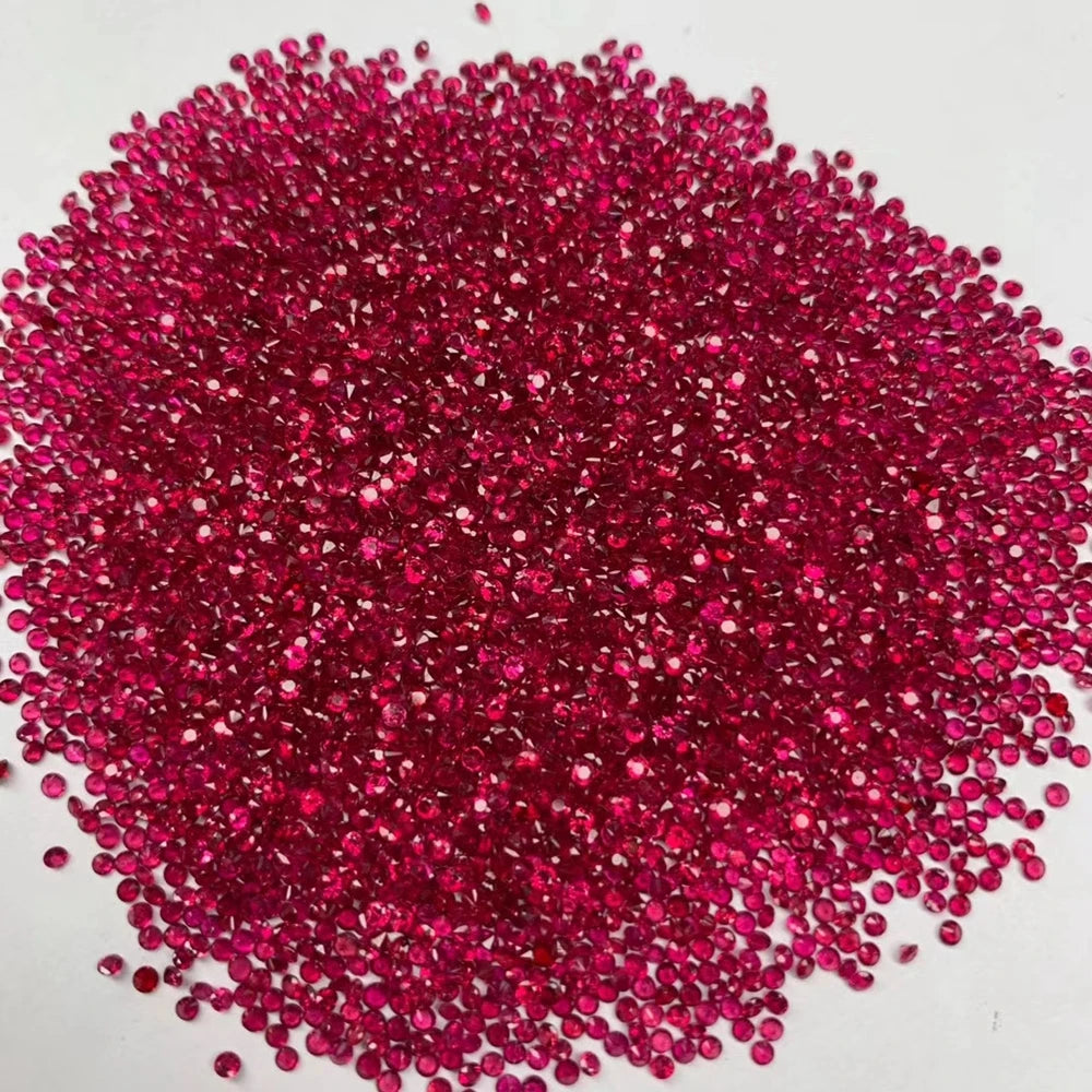 Africa Ruby 1mm-3mm Dark Red Pigeon Blood Red Ruby 100% Natural Original Ruby Gemstone