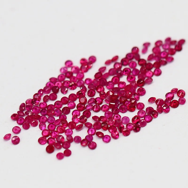 2mm Ruby Semi-precious Stones  Red Pigeon Blood Red 100% Natural Ruby Gemstone Origin Africa Ruby Stone