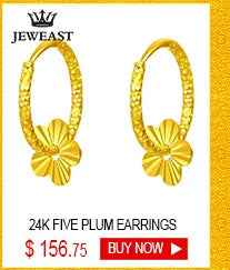 24K Pure Gold Earring Real AU 999 Solid Gold Earrings Good Hollow Ball Tassel Upscale Trendy Fine Jewelry Hot Sell New 2023