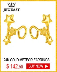 24K Pure Gold Earring Real AU 999 Solid Gold Earrings Good Hollow Ball Tassel Upscale Trendy Fine Jewelry Hot Sell New 2023