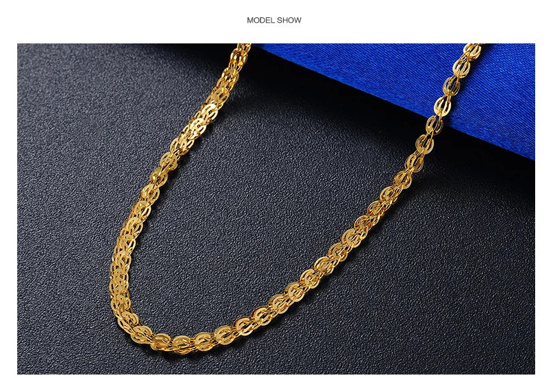 18K gold necklace Pterisaur necklace color gold clavicle necklace adjustable heart core tail gold necklace female models classic
