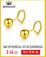 24K Pure Gold Earring Real AU 999 Solid Gold Earrings Good Hollow Ball Tassel Upscale Trendy Fine Jewelry Hot Sell New 2023
