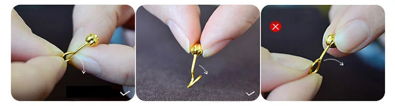 24K Pure Gold Earring Real AU 999 Solid Gold Earrings Good Hollow Ball Tassel Upscale Trendy Fine Jewelry Hot Sell New 2023