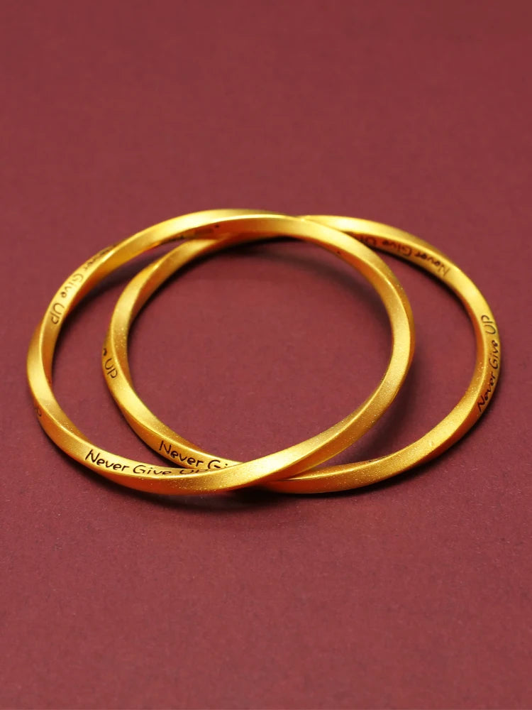 24K Pure Gold Bracelet Real 999 Solid Gold Bangle Beautiful  Romantic Trendy Classic Jewelry