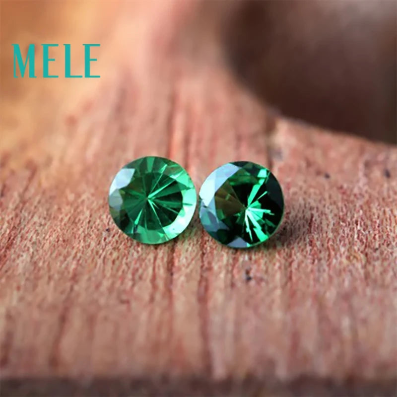 Natural 2.5mm round cut Tsavorite for jewelry making,green loose gemstone with bright color,DIY main stone color fire