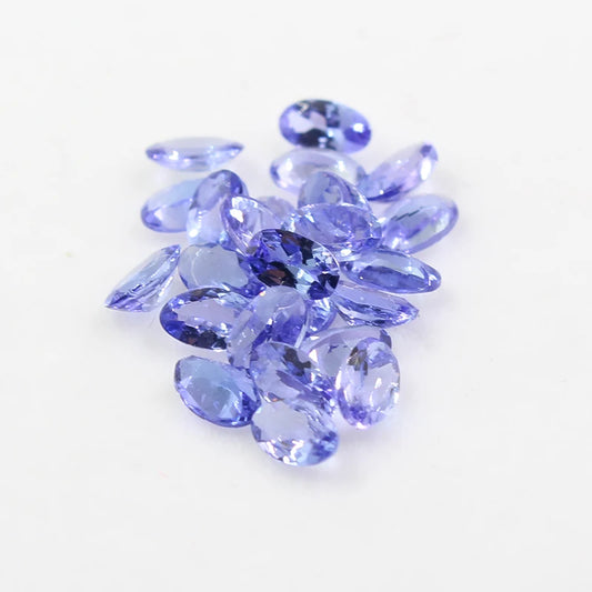 100% Natural Tanzanite Loose Gemstone 4mm * 6mm oval cut tanzanite