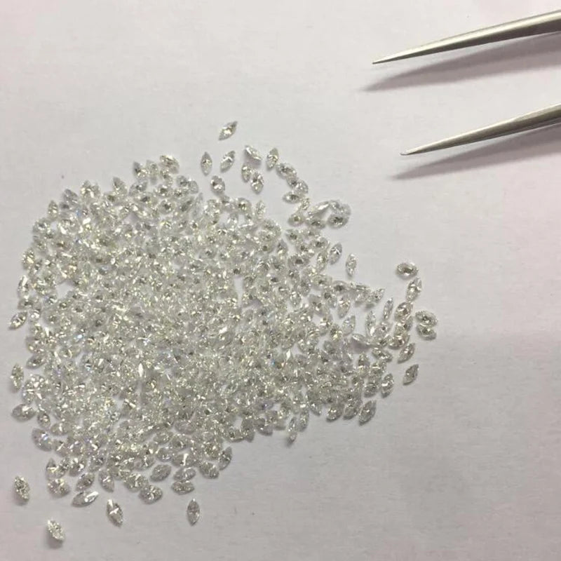 100% Natural Diamond Loose Gemstone MQ Cut FG Color Good Cut Diamond for Fine Jewelry Wholesale
