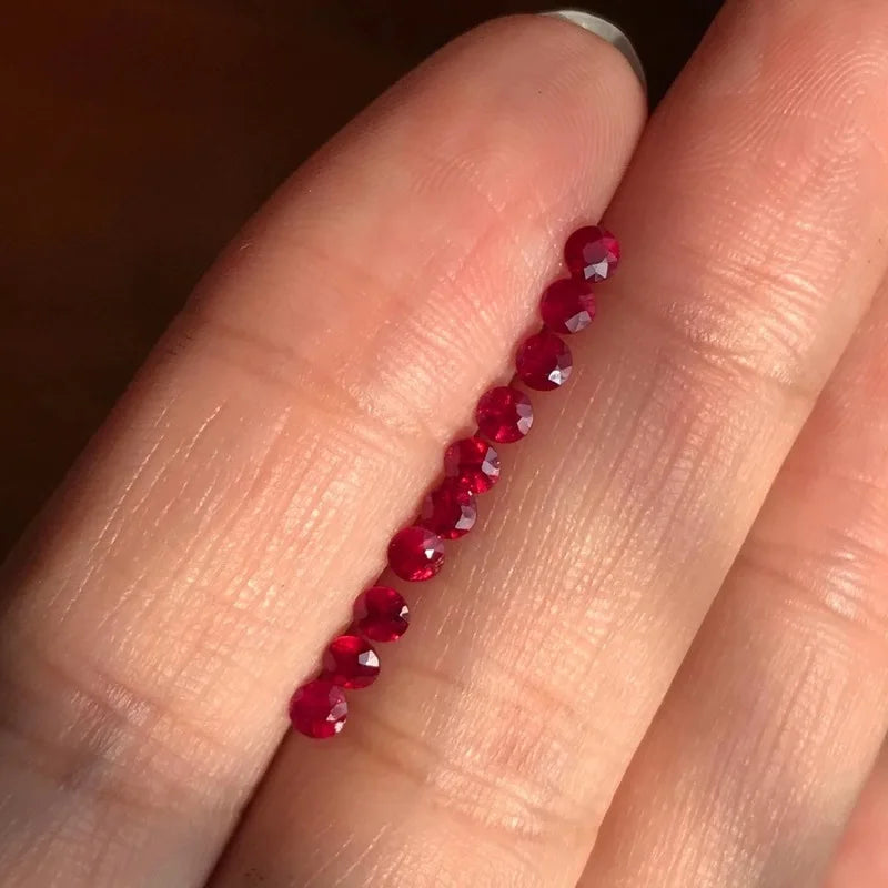 Red Pigeon blood red Ruby 100% Natural Ruby Gemstone Origin stone for jewelry making