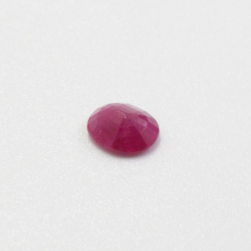 100% Natural Ruby Loose Gemstone 4mm*5mm and 5mm*6mm Real I Grade Ruby Pink Color Translucent Ruby for Jewelry Shop