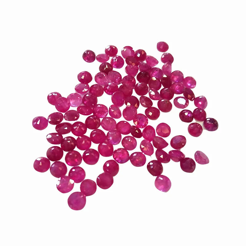 2mm Ruby Semi-precious Stones  Red Pigeon Blood Red 100% Natural Ruby Gemstone Origin Africa Ruby Stone