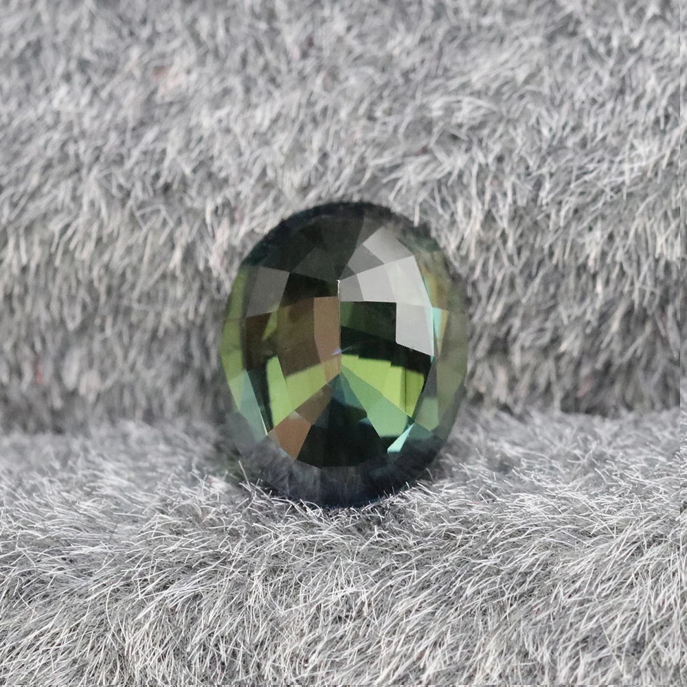 Gemstone 1.70ct Sapphire Oval 6.43X8.22X3.61mm Private Customized Ring Pendant Earring Main Stone Natural Untreated