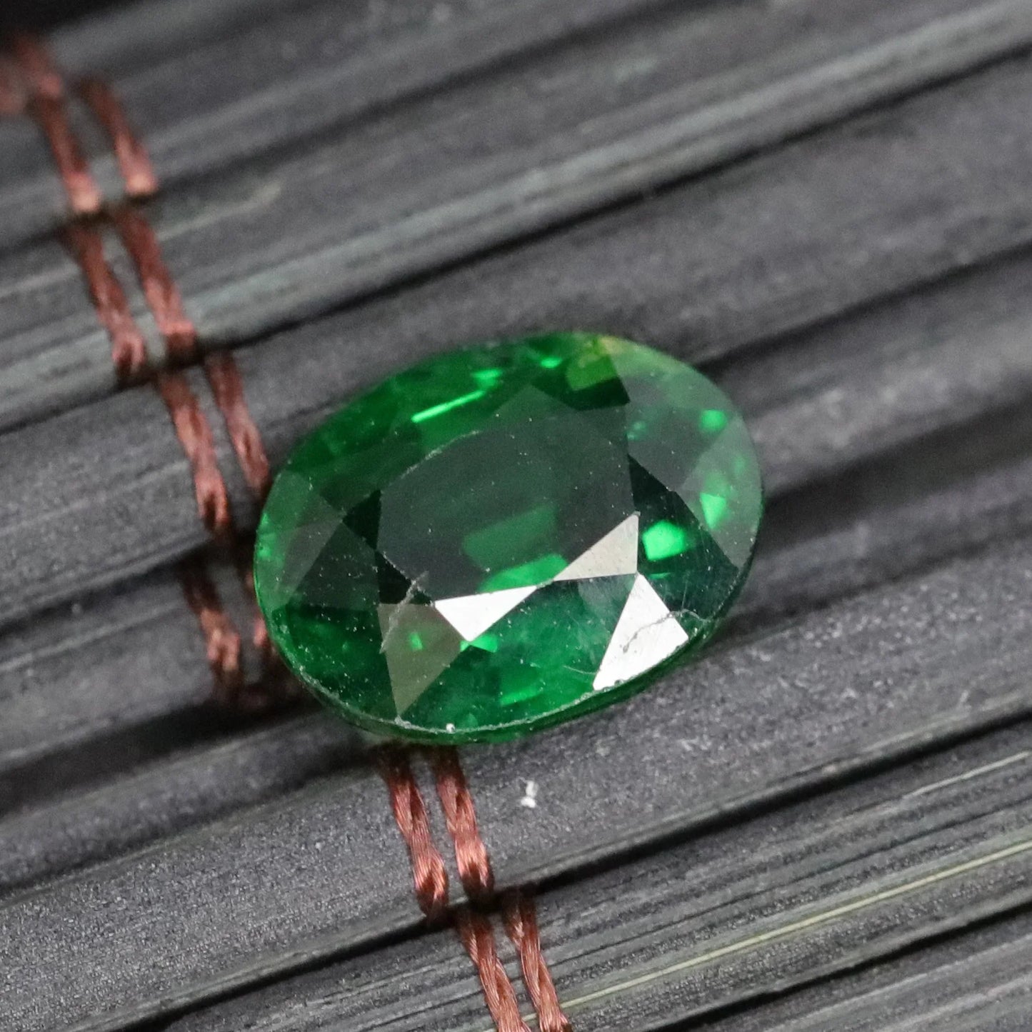 Gemstone 1.60ct Tsavorite Garnet Oval 7.93X6.23X3.98mm Private Custom Ring Pendant Earring Main Stone Natural Untreated