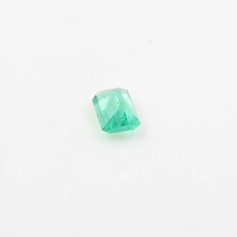 0.4ct Natural Emerald Loose Stone for Engagement Ring 4 Mm * 6 Mm Real Emerald Jewelry DIY