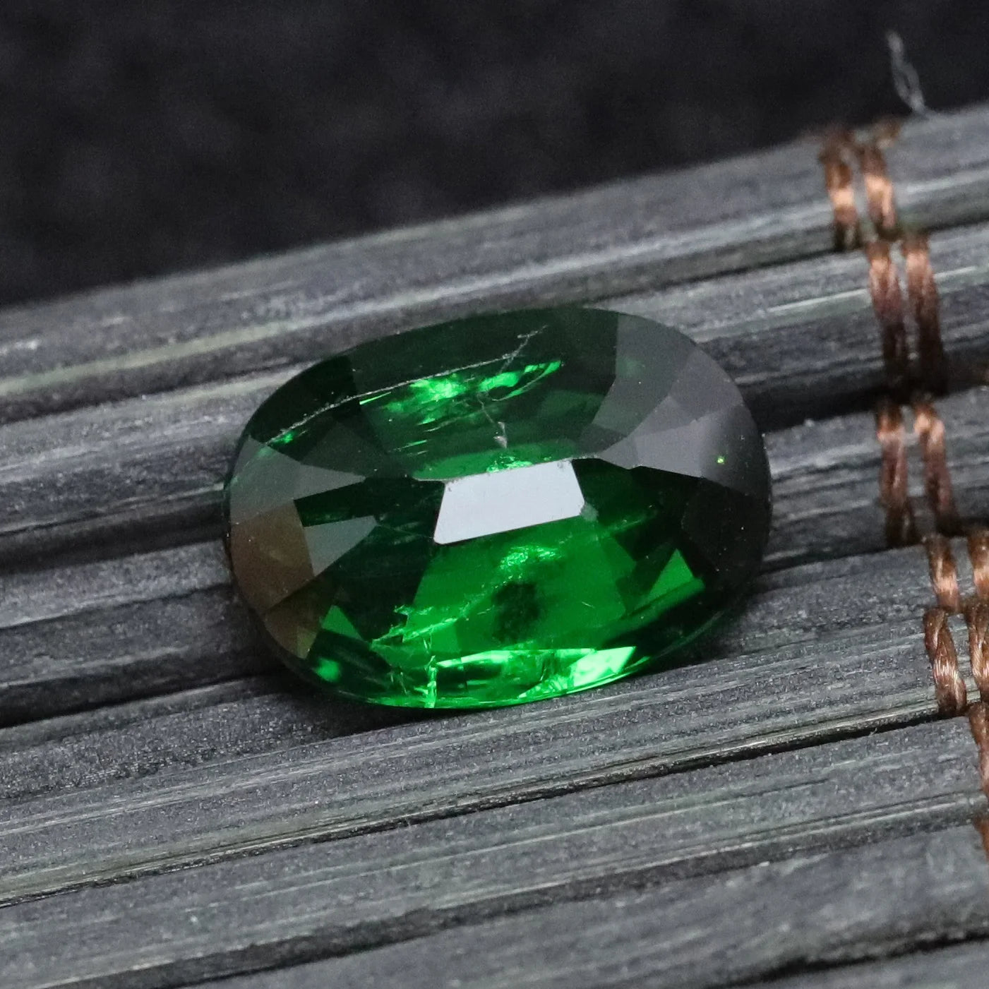 Gemstone 2.50ct Tsavorite Garnet Oval 10.19X7.37X3.91mm Private Custom Ring Pendant Earring Main Stone Natural Untreated