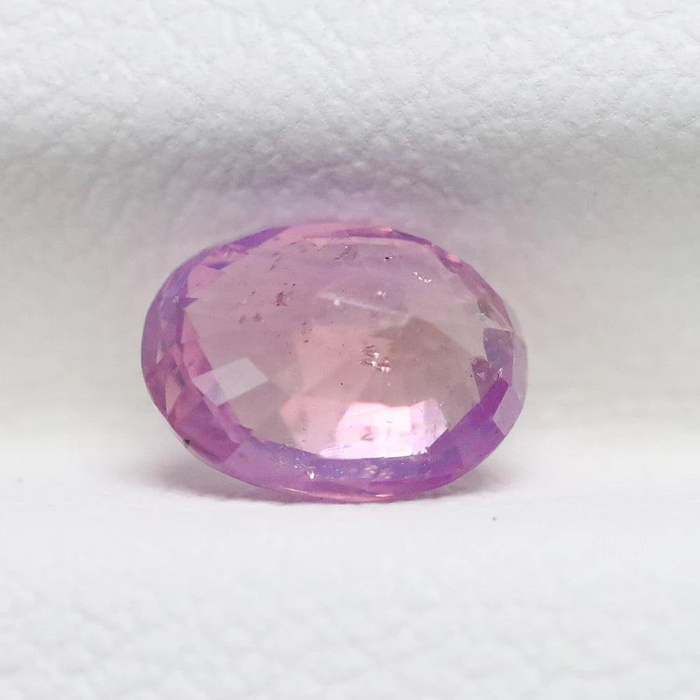 Gem 1.05ct Pink Sapphire Rectangle 6.52X5.04X3.25mm Private Custom Ring Pendant Earring Main Stone Natural Untreated