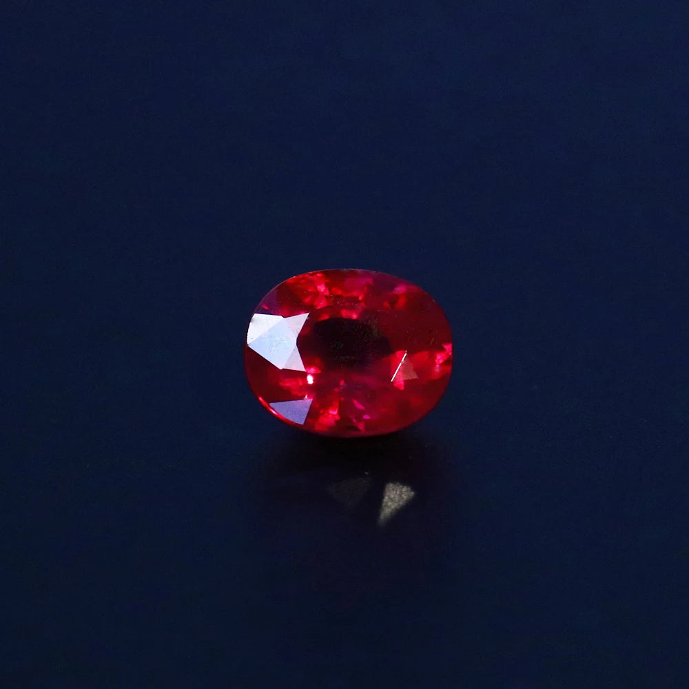 Gemstone Ruby Pigeon Blood Red Natural Myanmar Ruby 1.02ct Strong Fluorescence Customized Ring Pendant Earring Main Stone